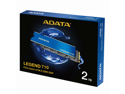 Ổ cứng SSD ADATA Legend 710 NVMe M.2 PCIe 512GB/1TB/2TB Gen 3x4, (2400MBS/1800MBS) - BH 3 Năm